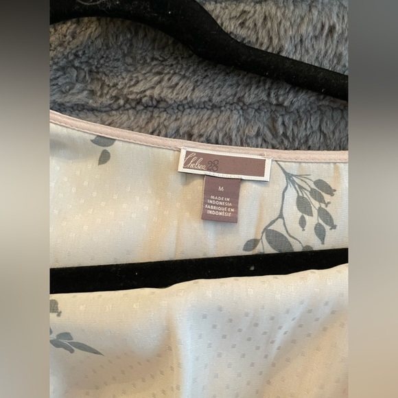 Chelsea28 Women's 159363 Textured Fit & Flare Short Sleeve Midi Dress Sz. Medium - Picture 5 of 5